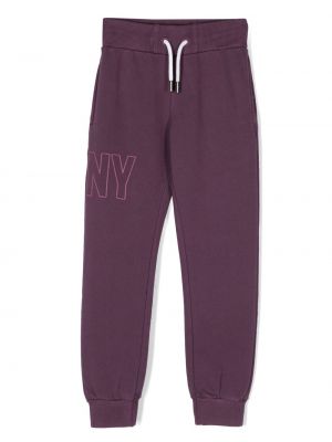 Printti housut tytöille Dkny Kids violetti