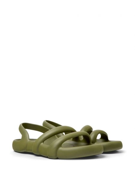 Lahtise kannaosaga sandaalid Camper roheline