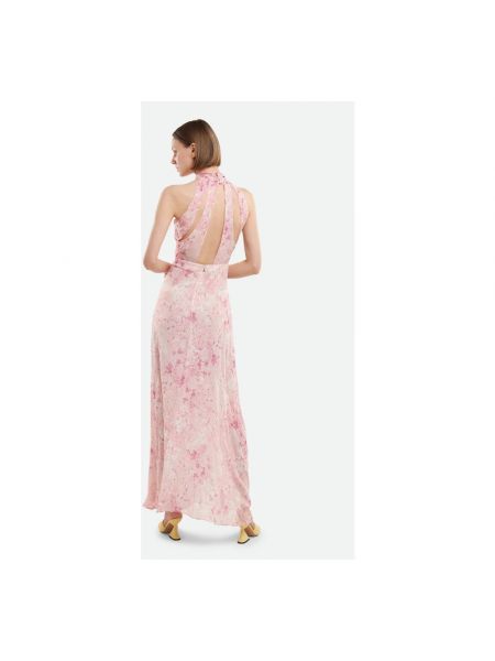 Vestido largo elegante de flores Patrizia Pepe rosa