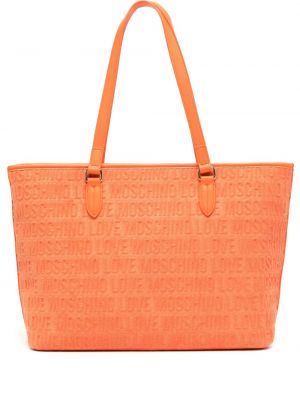 Nákupná taška Love Moschino oranžová