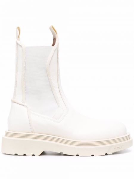 Chelsea boots en cuir Buttero blanc