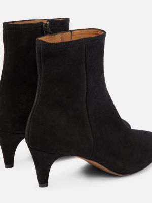 Ankle boots zamszowe Isabel Marant czarne
