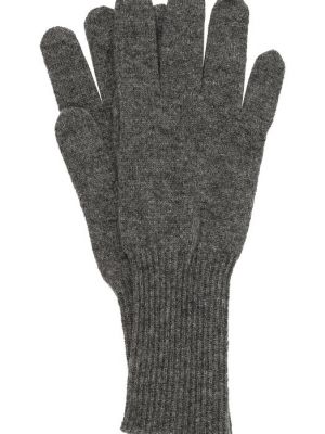Кашемировые перчатки Jil Sander серые