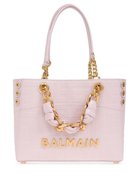 Zincir çanta Balmain pembe