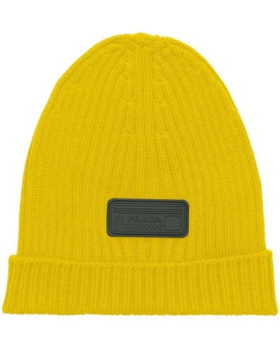 Kepurė Prada geltona