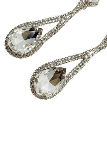 Boucles d'oreilles en cristal Jennifer Gibson Jewellery argenté