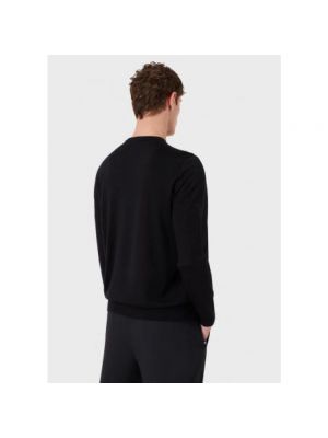 Pullover mit rundem ausschnitt Emporio Armani schwarz