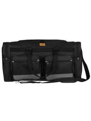 Cestovná taška Fashionhunters čierna
