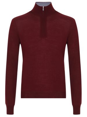 Шерстяной свитер Gran Sasso бордовый