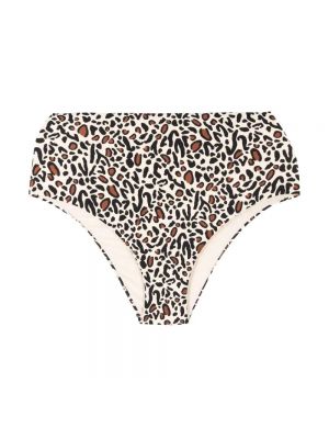 High waist bikini mit print mit leopardenmuster Nanushka