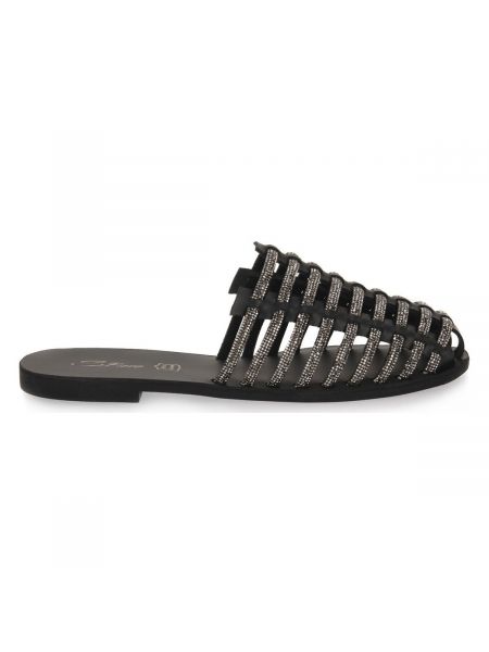 Kožené sandále S.piero čierna