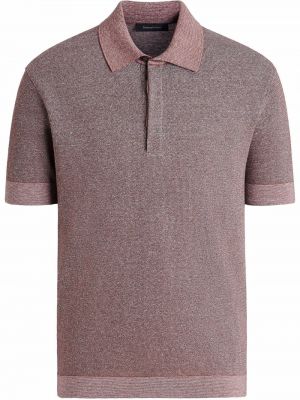 Poloskjorte Zegna brun