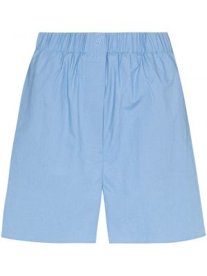 Bomull brodert shorts Frankie Shop blå