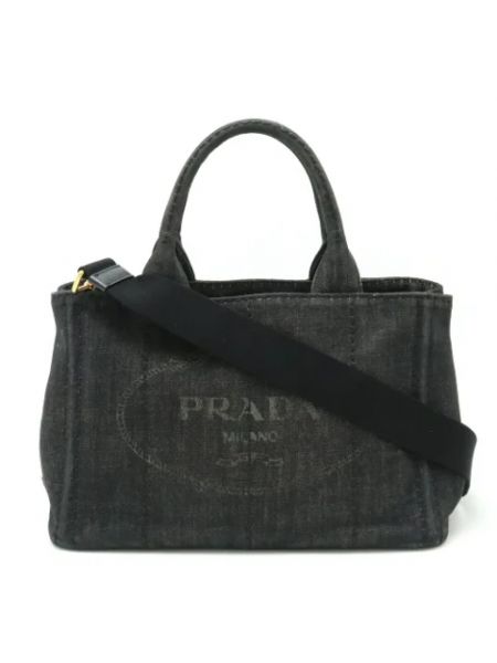 Retro shopper handtasche Prada Vintage schwarz
