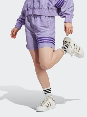 Спортни шорти Adidas виолетово