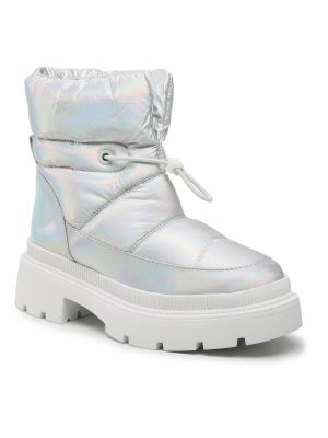 Škornji za sneg z perlami Tamaris srebrna