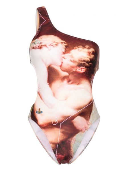 Costum de baie Vivienne Westwood maro