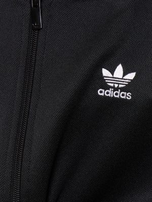 Geacă cu fermoar Adidas Originals negru