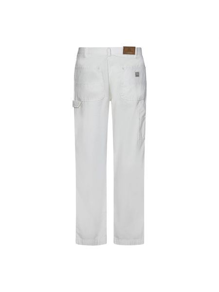 Proste jeansy Ralph Lauren białe