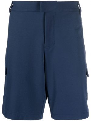 Shorts cargo en jersey avec poches Ea7 Emporio Armani bleu