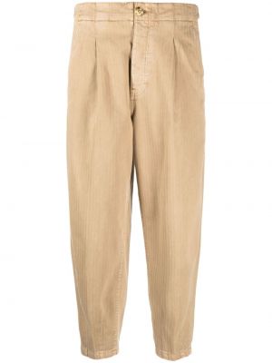 Spodnie bawełniane w jodełkę z kaszmiru Polo Ralph Lauren
