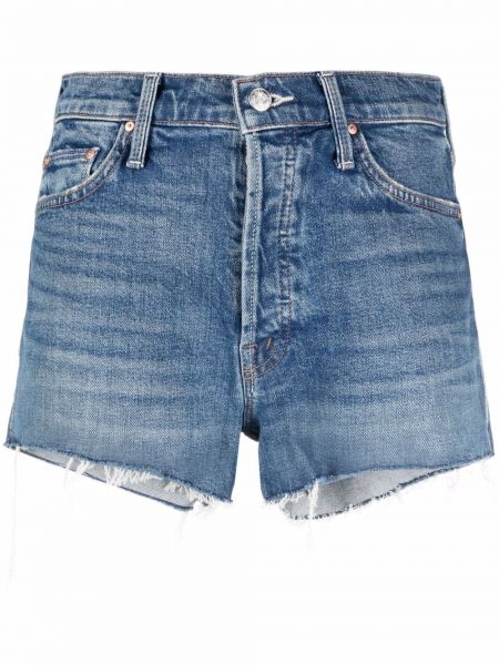Shorts en jean Mother bleu