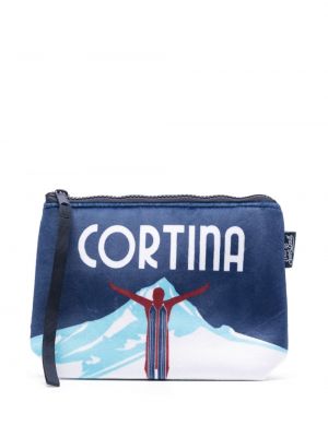 Cestovná taška s potlačou Mc2 Saint Barth modrá