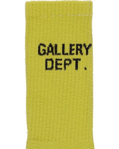 Skarpety bawełniane Gallery Dept. żółte