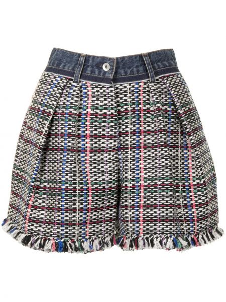 Pantalones cortos de tweed Sacai