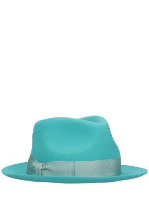 Sombrero de fieltro Borsalino azul