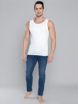 Laza szabású póló Italian Fashion fehér