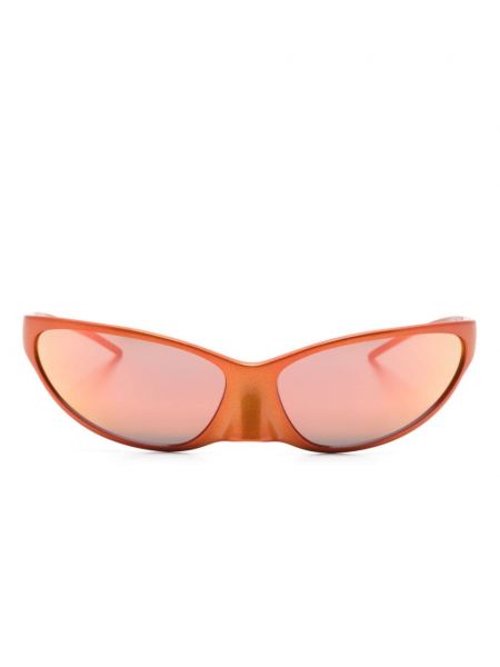 Okulary przeciwsłoneczne Balenciaga Eyewear pomarańczowe
