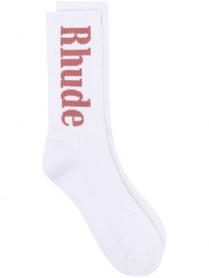 Чорапи Rhude бяло