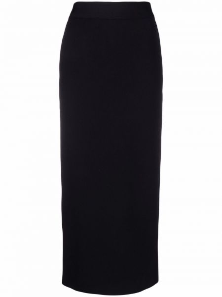 Falda de tubo ajustada de cintura alta Dolce & Gabbana negro