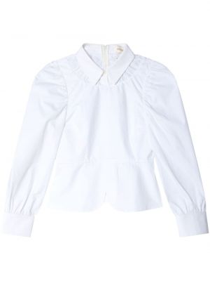 Памучна риза Shushu/tong бяло