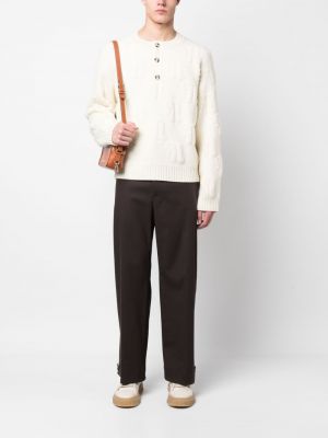 Pullover mit rundem ausschnitt Nanushka
