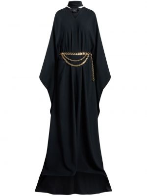 Sukienka wieczorowa z dekoltem w serek Taller Marmo czarna