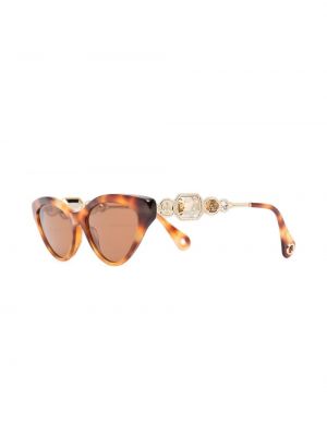 Okulary przeciwsłoneczne Lanvin brązowe