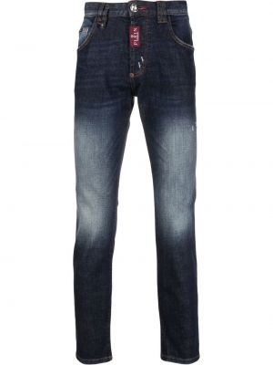 Skinny fit-jeans Philipp Plein blå