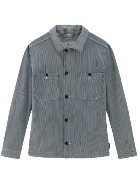Pruhovaná bavlnená košeľa s potlačou Woolrich