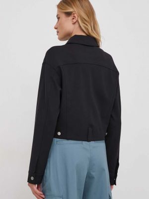 Rövid kabát Calvin Klein Jeans fekete