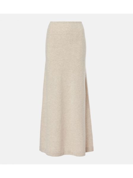 Kashmir maxi skjørt Aya Muse beige