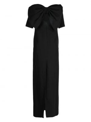 Šaty s mašlí Pushbutton černé