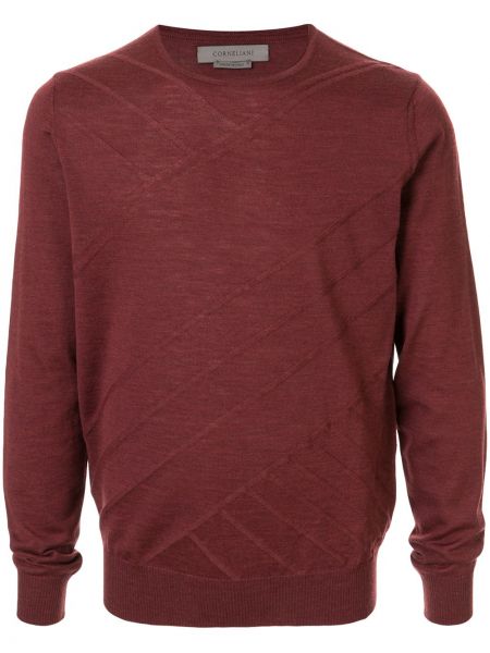 Пуловер Corneliani червено