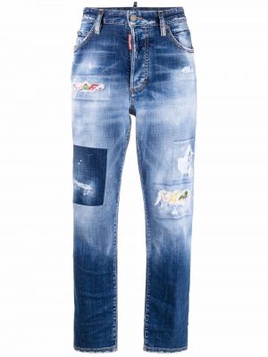 Straight leg-jeans Dsquared2 blå