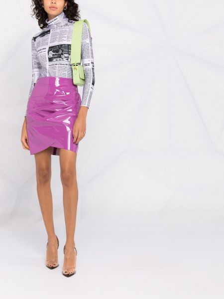 Mini falda Msgm violeta