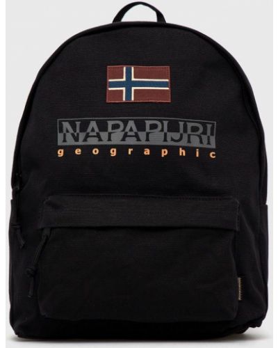 Černý batoh s aplikacemi Napapijri