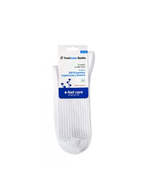 Pamučne čarape Bratex bijela