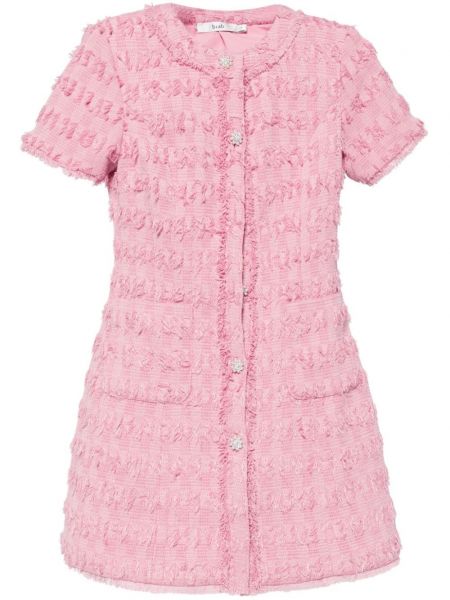 Tweed kleid B+ab pink