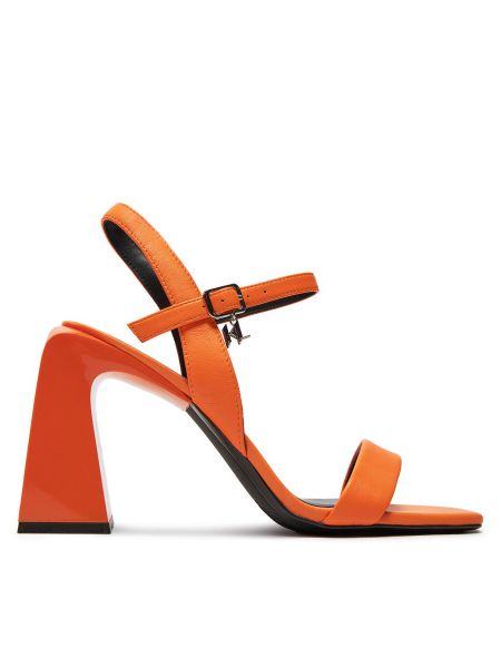 Оранжевые босоножки Karl Lagerfeld